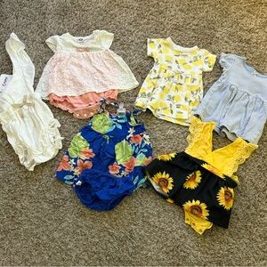 Colorful Baby Girl Clothing Set
